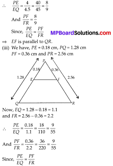 MP Board Class 10th Maths Solutions Chapter 6 Triangles Ex 6.2 5