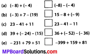 MP Board Class 7th Maths Solutions Chapter 1 Integers Ex 1.1 5