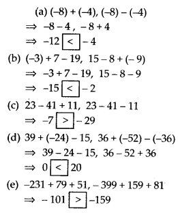 MP Board Class 7th Maths Solutions Chapter 1 Integers Ex 1.1 6