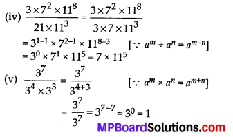 MP Board Class 7th Maths Solutions Chapter 13 Exponents and Powers Ex 13.2 3