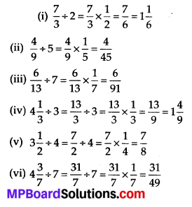 MP Board Class 7th Maths Solutions Chapter 2 Fractions and Decimals Ex 2.4 5