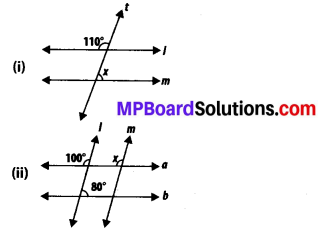 MP Board Class 7th Maths Solutions Chapter 5 Lines and Angles Ex 5.2 4
