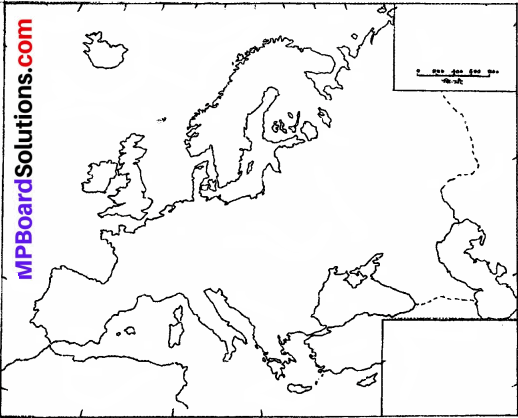 MP Board Class 7th Social Science Solutions Chapter 30 The Continent of Europe Physical Features