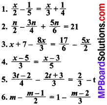 MP Board Class 8th Maths Solutions Chapter 2 एक चर वाले रैखिक समीकरण Ex 2.5 img-1