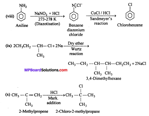 MP Board Class 12th Chemistry Solutions Chapter 10 Haloalkanes and Haloarenes 46