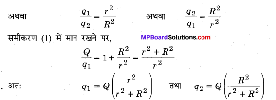 MP Board Class 12th Physics Important Questions Chapter 1 वैद्युत आवेश तथा क्षेत्र 100