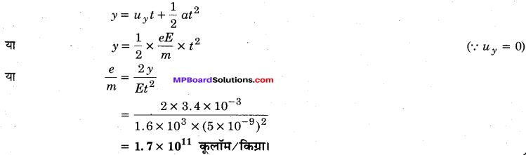 MP Board Class 12th Physics Important Questions Chapter 1 वैद्युत आवेश तथा क्षेत्र 73