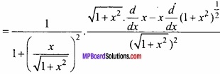 MP Board Class 12th Maths Important Questions Chapter 5B Differentiation 