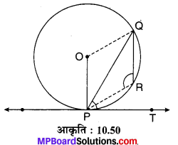MP Board Class 10th Maths Solutions Chapter 10 वृत्त Additional Questions 35