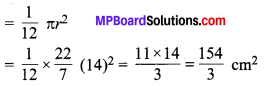 MP Board Class 10th Maths Solutions Chapter 12 वृतों से संबंधित क्षेत्रफल Ex 12.2 1