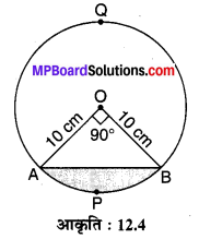 MP Board Class 10th Maths Solutions Chapter 12 वृतों से संबंधित क्षेत्रफल Ex 12.2 2