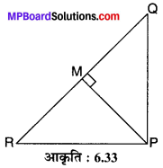 MP Board Class 10th Maths Solutions Chapter 6 त्रिभुज Ex 6.5 1