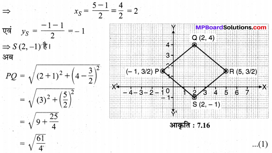 MP Board Class 10th Maths Solutions Chapter 7 निर्देशांक ज्यामिति Ex 7.4 26