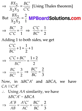 MP Board Class 10th Maths Solutions Chapter 11 Constructions Ex 11.1 3