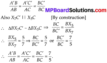 MP Board Class 10th Maths Solutions Chapter 11 Constructions Ex 11.1 5