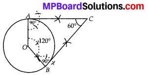 MP Board Class 10th Maths Solutions Chapter 11 Constructions Ex 11.2 5