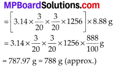MP Board Class 10th Maths Solutions Chapter 13 Surface Areas and Volumes Ex 13.5 1
