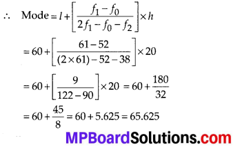 MP Board Class 10th Maths Solutions Chapter 14 Statistics Ex 14.2 5