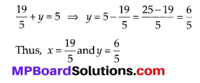 MP Board Class 10th Maths Solutions Chapter 3 Pair of Linear Equations in Two Variables Ex 3.4 1