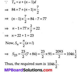 MP Board Class 10th Maths Solutions Chapter 5 Arithmetic Progressions Ex 5.3 6