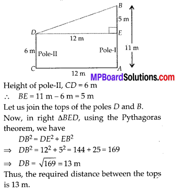 MP Board Class 10th Maths Solutions Chapter 6 Triangles Ex 6.5 18