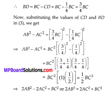 MP Board Class 10th Maths Solutions Chapter 6 Triangles Ex 6.5 22