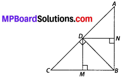 MP Board Class 10th Maths Solutions Chapter 6 Triangles Ex 6.6 4