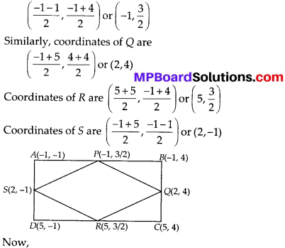 MP Board Class 10th Maths Solutions Chapter 7 Coordinate Geometry Ex 7.4 11