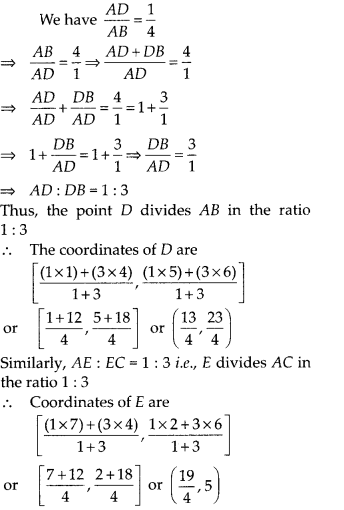 MP Board Class 10th Maths Solutions Chapter 7 Coordinate Geometry Ex 7.4 3