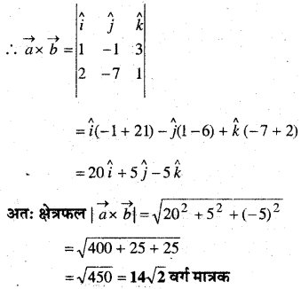 MP Board Class 12th Maths Book Solutions Chapter 10 सदिश बीजगणित Ex 10.5 12