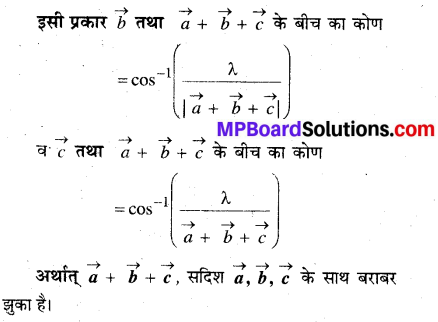MP Board Class 12th Maths Book Solutions Chapter 10 सदिश बीजगणित विविध प्रश्नावली 23