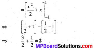 MP Board Class 12th Maths Book Solutions Chapter 7 समाकलन Ex 7.9 1