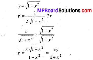 MP Board Class 12th Maths Book Solutions Chapter 9 अवकल समीकरण Ex 9.2 2
