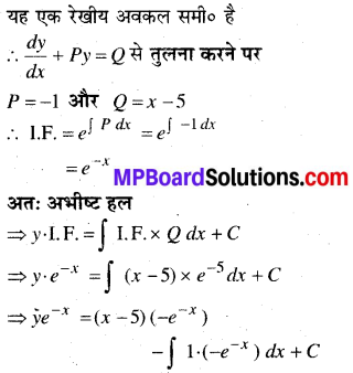 MP Board Class 12th Maths Book Solutions Chapter 9 अवकल समीकरण Ex 9.6 23