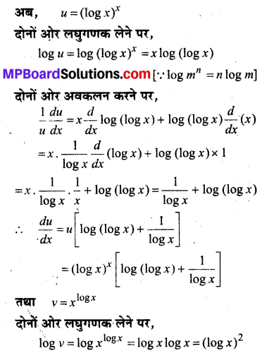 MP Board Class 12th Maths Solutions Chapter 5 सांतत्य तथा अवकलनीयता Ex 5.4 22