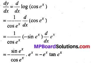MP Board Class 12th Maths Solutions Chapter 5 सांतत्य तथा अवकलनीयता Ex 5.4 5