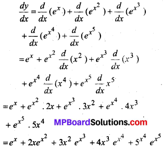 MP Board Class 12th Maths Solutions Chapter 5 सांतत्य तथा अवकलनीयता Ex 5.4 6