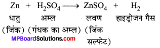 MP Board Class 10th Science Solutions Chapter 2 अम्ल, क्षारक एवं लवण 1