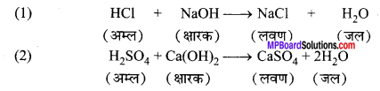 MP Board Class 10th Science Solutions Chapter 2 अम्ल, क्षारक एवं लवण 7