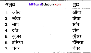 MP Board Class 11 General Hindi व्याकरण अशुद्ध गद्यांश की भाषा का परिमार्जन img-9