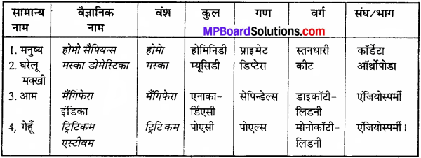 MP Board Class 11th Biology Solutions Chapter 1 जीव जगत - 5
