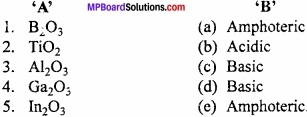 MP Board Class 11th Chemistry Important Questions Chapter 11 p - Block Elements img 1