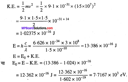 MP Board Class 11th Chemistry Solutions Chapter 2 परमाणु की संरचना - 25