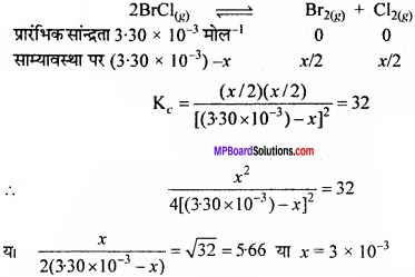 MP Board Class 11th Chemistry Solutions Chapter 7 साम्यावस्था - 18
