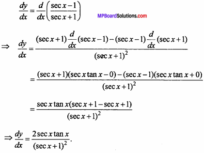 MP Board Class 11th Maths Important Questions Chapter 13 Limits and Derivatives 24