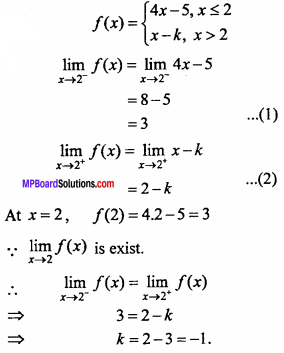 MP Board Class 11th Maths Important Questions Chapter 13 Limits and Derivatives 32