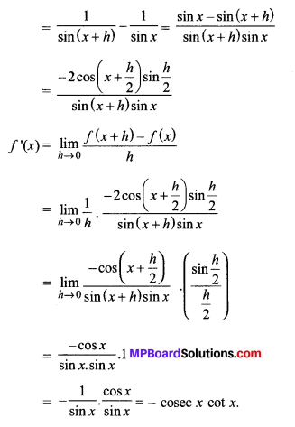 MP Board Class 11th Maths Solutions Chapter 13 सीमा और अवकलज Ex 13.2 img-18
