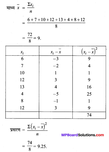 MP Board Class 11th Maths Solutions Chapter 15 सांख्यिकी Ex 15.2 img-1