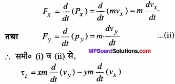 MP Board Class 11th Physics Solutions Chapter 7 कणों के निकाय तथा घूर्णी गति image 6