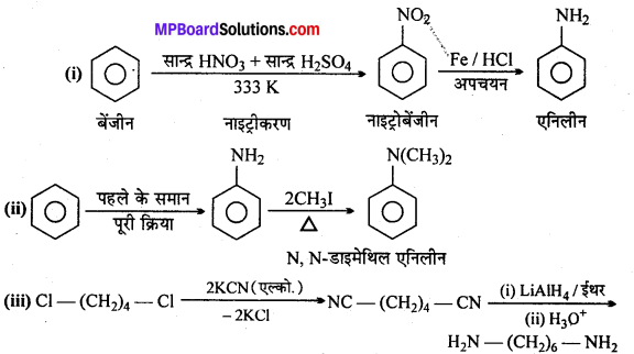 MP Board Class 12th Chemistry Solutions Chapter 13 ऐमीन - 5